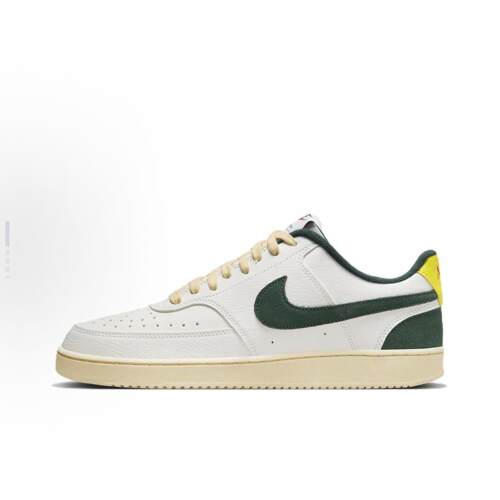 Nike Court Vision 1 LO NCPS低帮板鞋男女同款 帆白绿FD0320-133