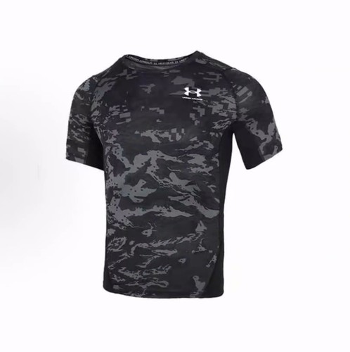 Under Armour SS21 徽标 快干吸湿凉感印花圆领运动 短袖T恤 男款