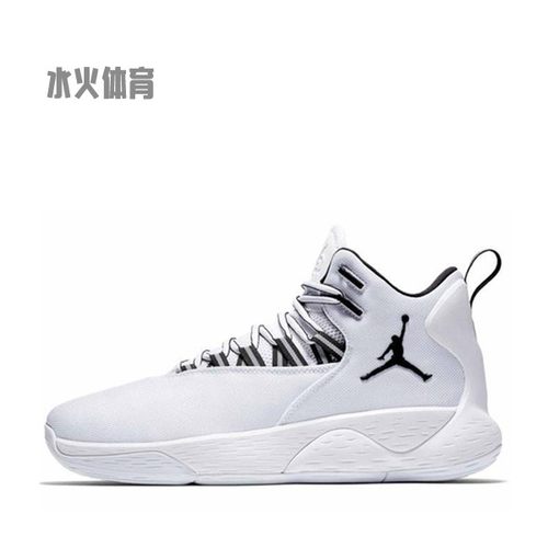 【水火体育】 Jordan 篮球鞋 Super.Fly 1 MVP PF 高帮 男款 白