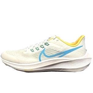 Nike Air Zoom Pegasus 39 低帮 休闲跑步鞋 女款 米白蓝黄