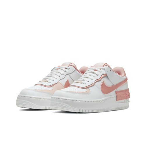 Nike Air Force 1 Shadow 马卡龙 低帮 板鞋 女款 白粉CJ1641-101