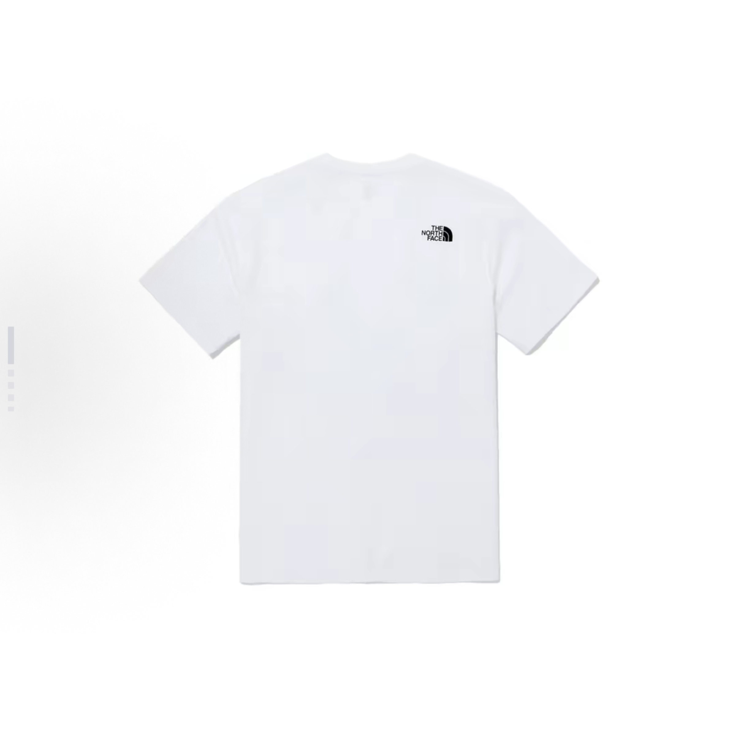 北面THE NORTH纯色Logo标识宽松圆领短袖T恤 男款 白色NT7UQ49B