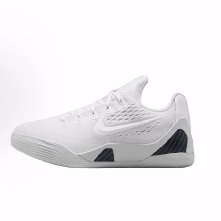 Nike Kobe 9 EM Protro GS “Halo”低帮 儿童篮球鞋 白色 青少年
