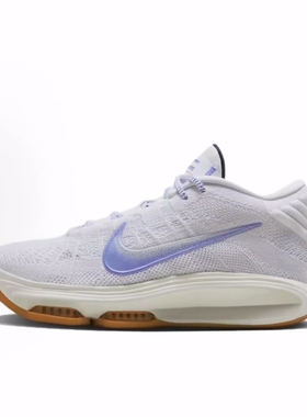 Nike Air Zoom GT Hustle 3 EP 中帮 篮球鞋 男女同款 白蓝