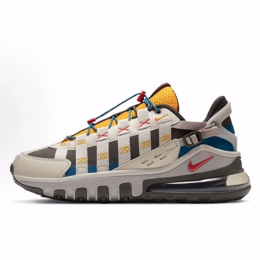 Nike Air Max 270 VISTASCAPE气垫 低帮 休闲跑步鞋 男款 灰黄