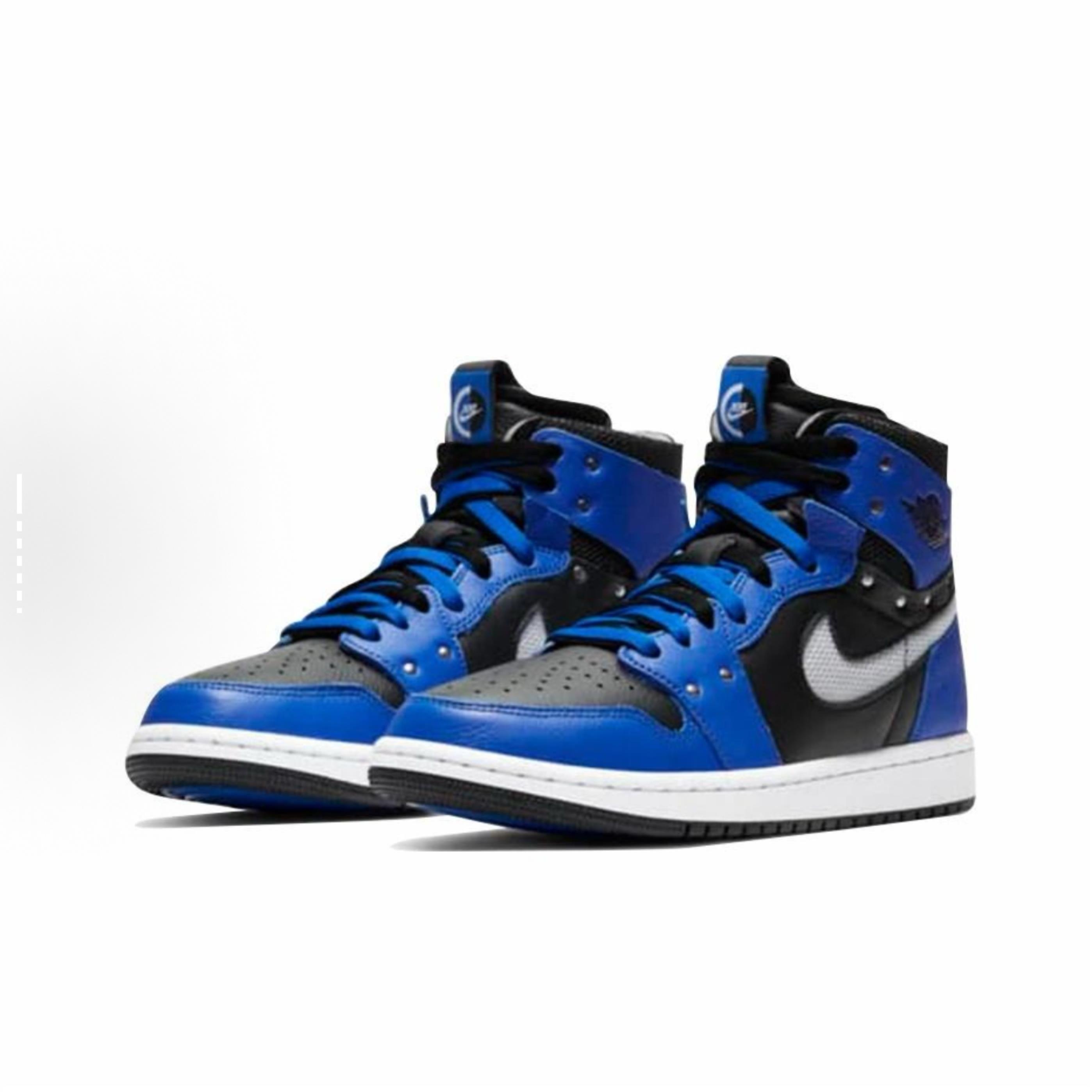 Jordan Air Jordan 1 潮流 高帮 复古篮球鞋 女款 黑蓝CZ1360-401