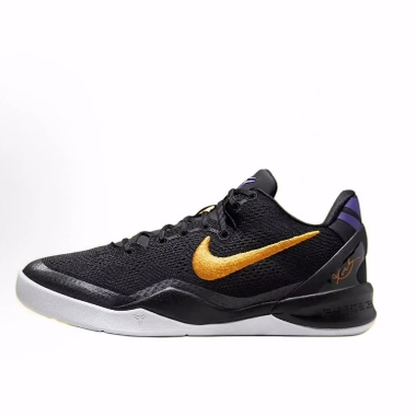 Nike Kobe 8 Protro Team Bank舒适低帮 儿童篮球鞋 黑色