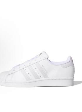 adidas originals SUPERSTAR低帮 板鞋 女款 淡紫白FV3374
