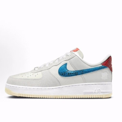 UNDEFEATED x Nike Air Force 1 SP 低帮 板鞋 男女同款 灰蓝红