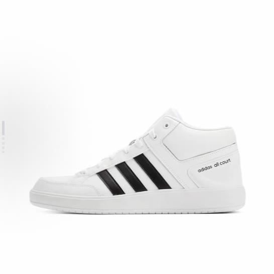 adidas Cloudfoam All Court Mid 防滑轻便 中帮 板鞋 男女同款