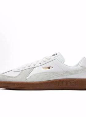 PUMA Army Trainer 复古休闲 防滑 低帮 板鞋 男女同款 白灰色