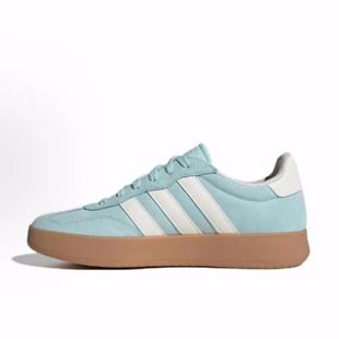 休闲系列 防滑耐磨 低帮 adidas 男女同款 潮流运动 板鞋 BARREDA