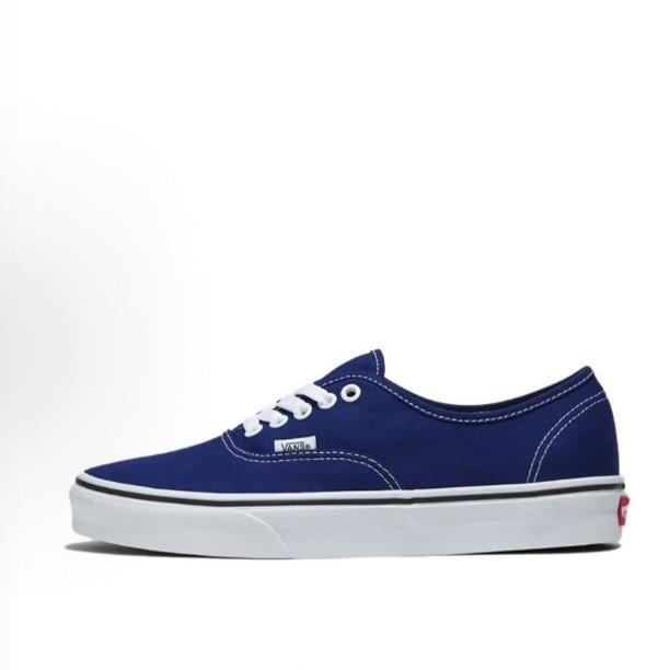 Vans Authentic 潮流舒适百搭低帮 板鞋 男女同款 白蓝