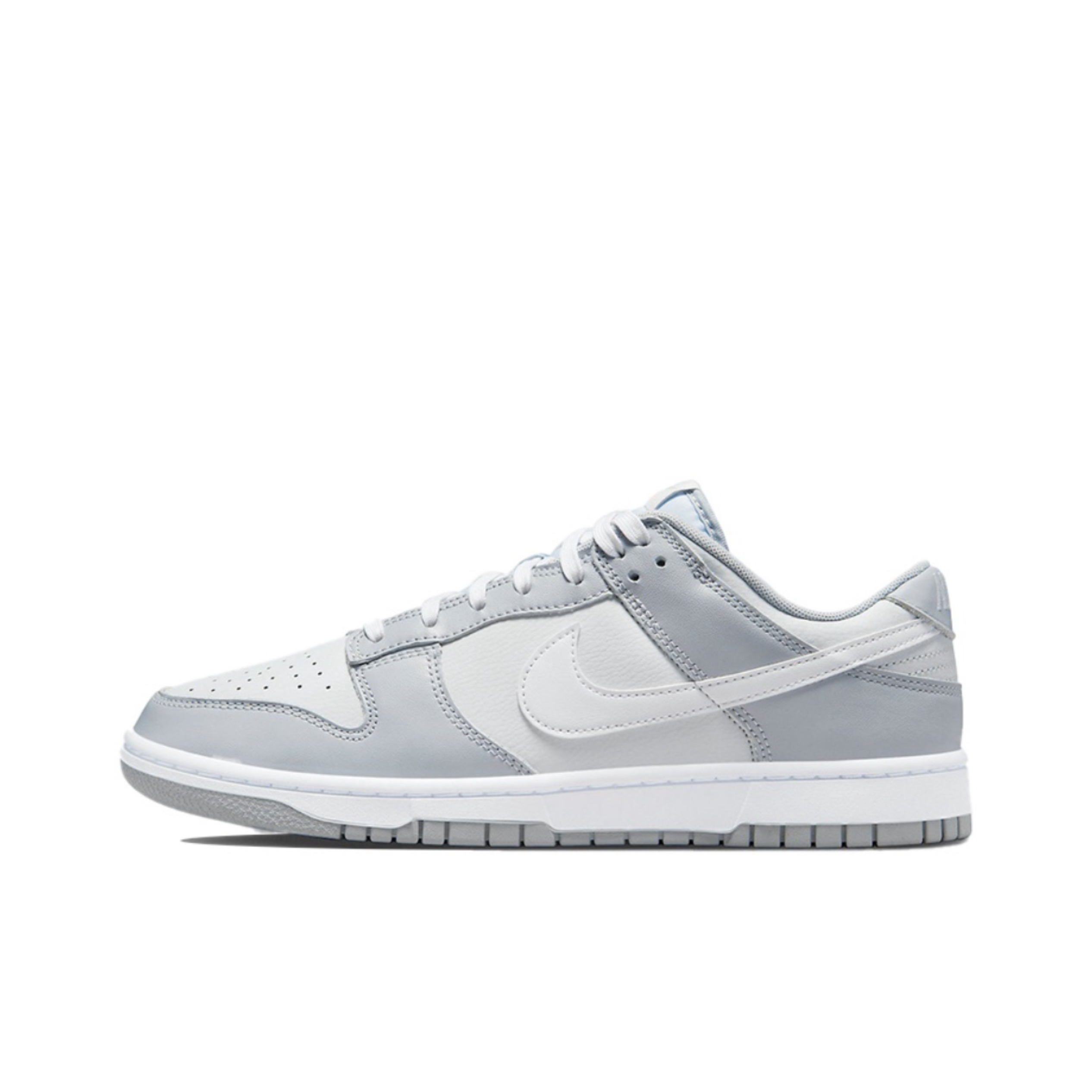 耐克Nike Dunk Low男款轻便低帮复古休闲板鞋白灰DJ6188-001