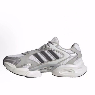 adidas MEGASTRIDE 百搭舒适  低帮跑步鞋 男女同款 深灰色