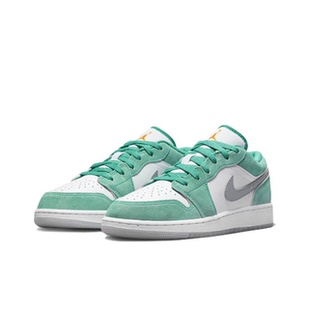 Nike Air Jordan 1 AJ1低帮湖水绿祖母绿女款篮球鞋 DO8244-301