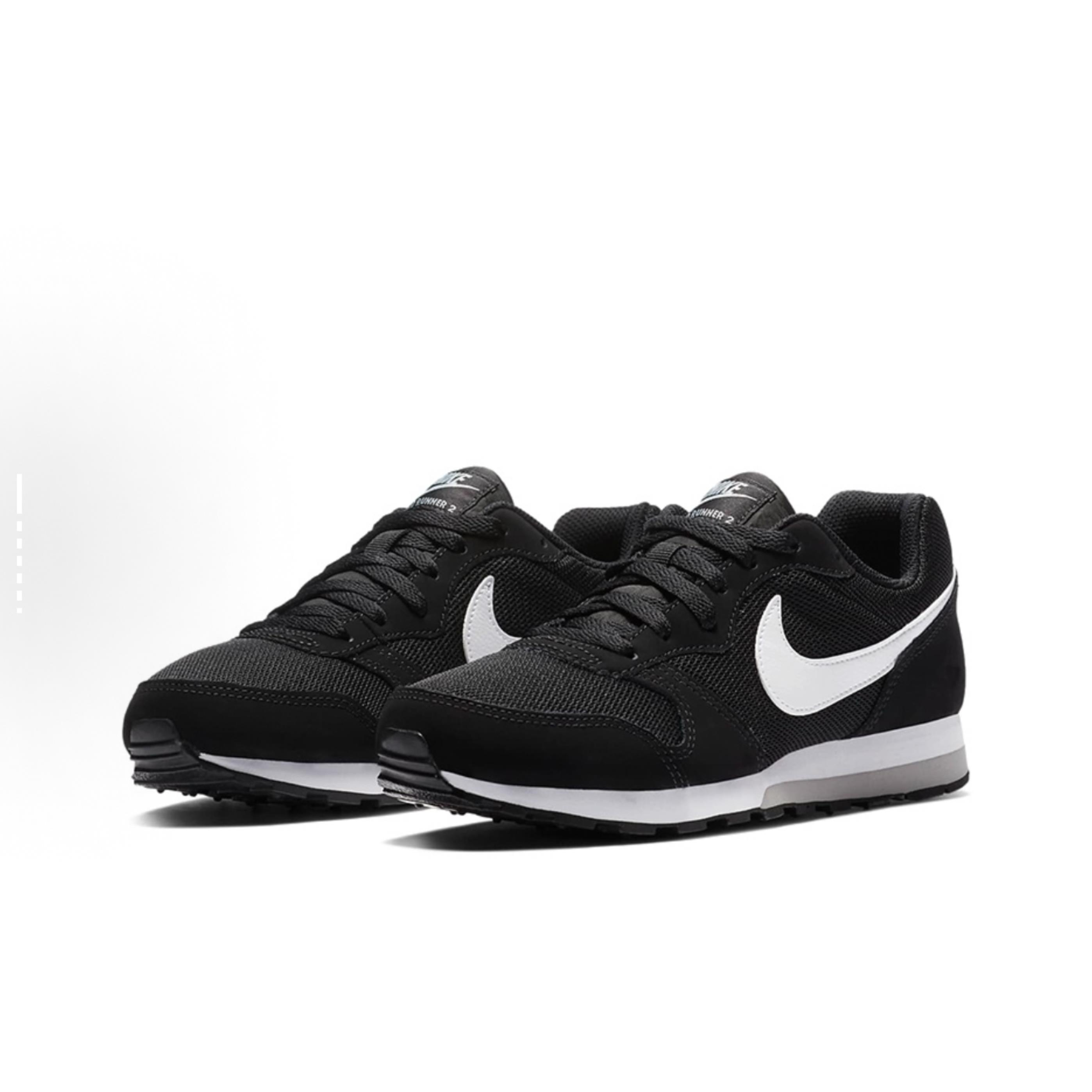 Nike MD Runner 2 合成革 舒适百搭低帮 儿童跑步鞋 807316-001