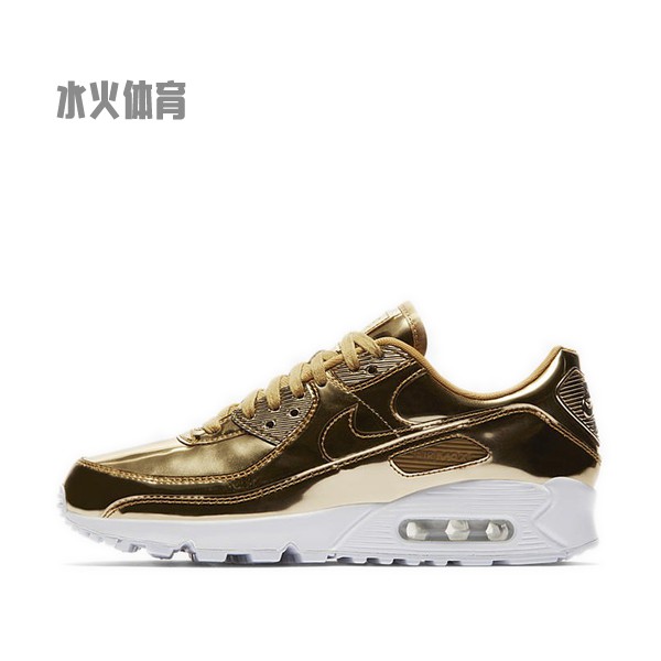 【水火体育】 Nike Air Max 90 跑步鞋 金色 低帮 sp 