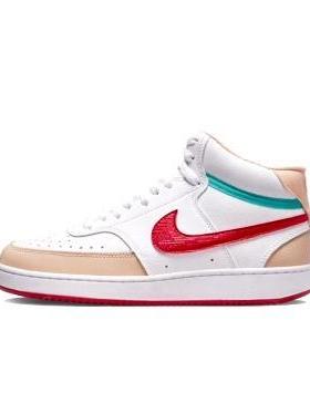 Nike Court Vision 1 虎年 中帮 板鞋 女款 白红色