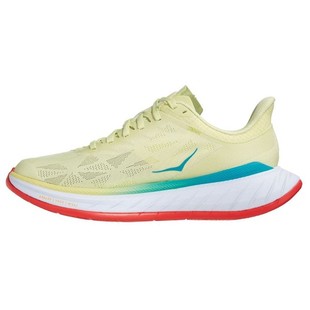 HOKA ONE ONE 跑步鞋 低帮 Carbon X 2 女款 黄蓝红