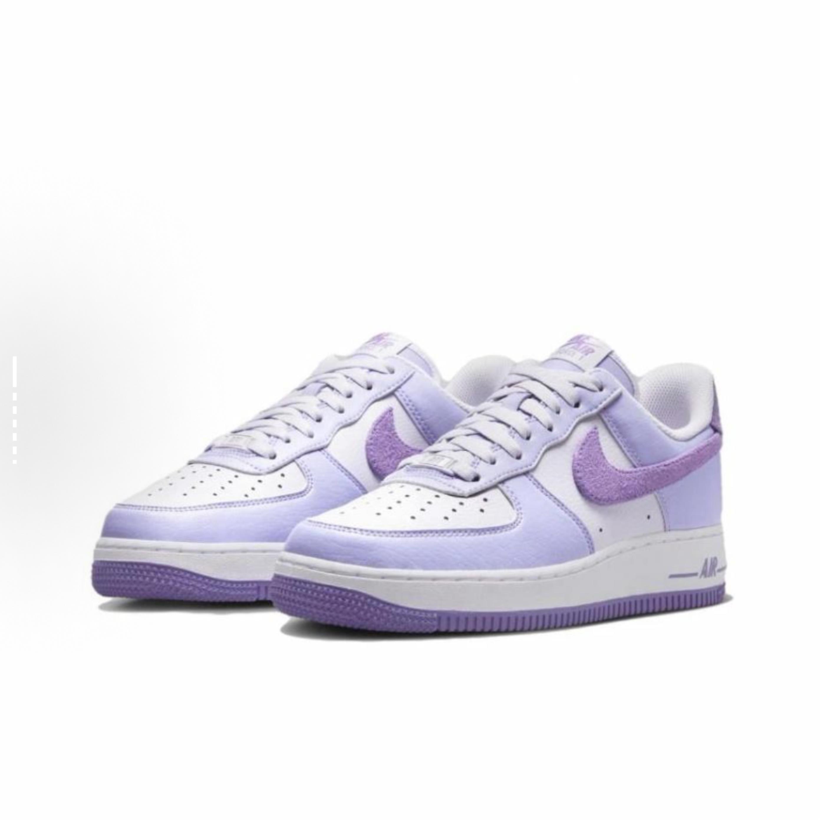 耐克Nike Air Force 1 AF1蓝白紫空军一号低帮板鞋男女HQ3905-500