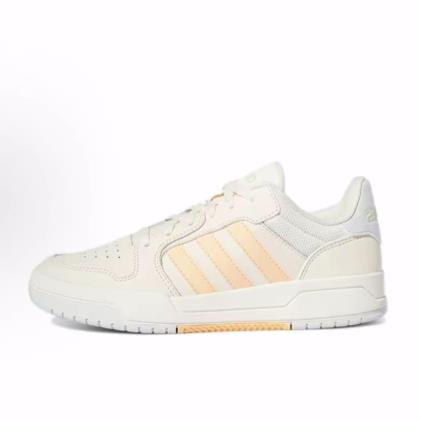adidas neo Entrap 舒适 低帮 板鞋 女款 米白