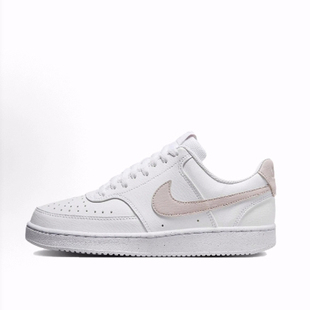 Nike Court Vision Low Next Nature  低帮 板鞋 女款 白粉色