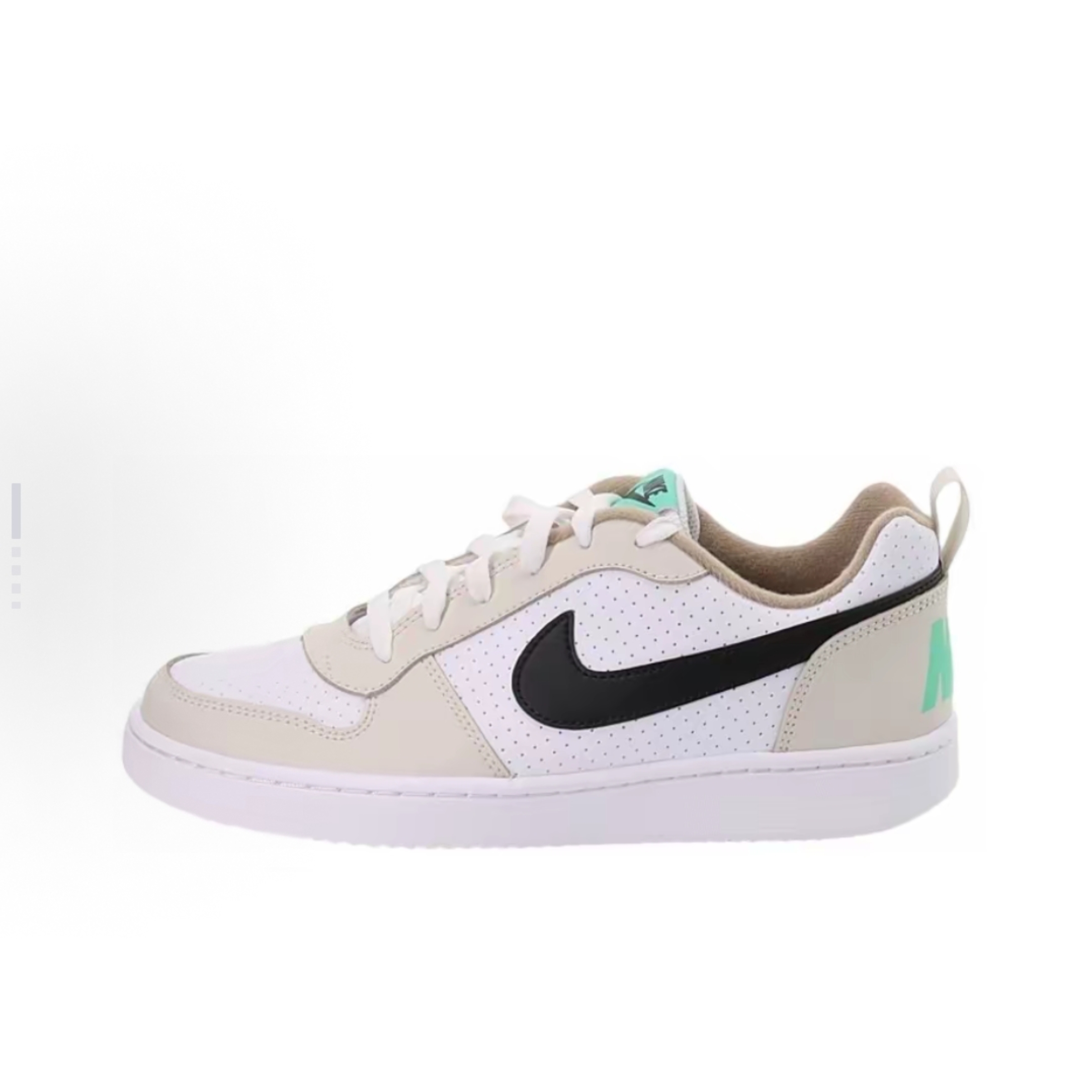 Nike Court Borough 低帮 儿童板鞋 灰白色 青少年DZ2783-101
