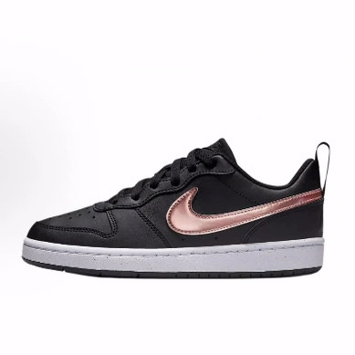 Nike Court Borough Low Recraft SE  低帮 儿童板鞋 黑金色