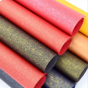 中国风系列大张珠光纸礼品生日礼物包装手工折叠百家姓秦风埃及纹