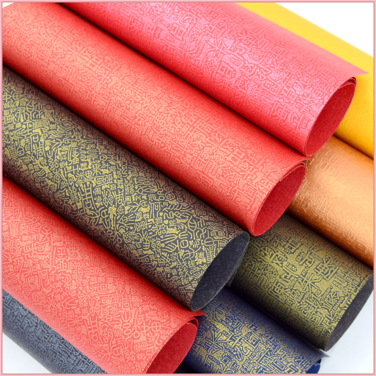 中国风包装纸百家姓秦风埃及纹