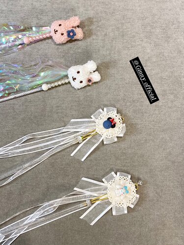 Ginny仙女丝带铃铛逗猫棒玩具
