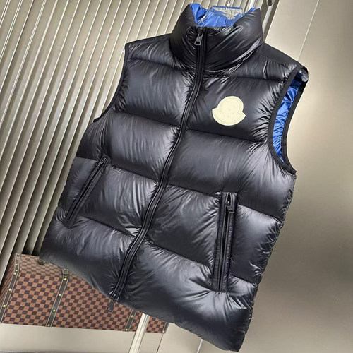 白鹅绒加厚立领羽绒背心男女外套