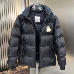 欧货高端冬季加厚立领男羽绒服士2025年保暖白鹅绒面包服短款外套