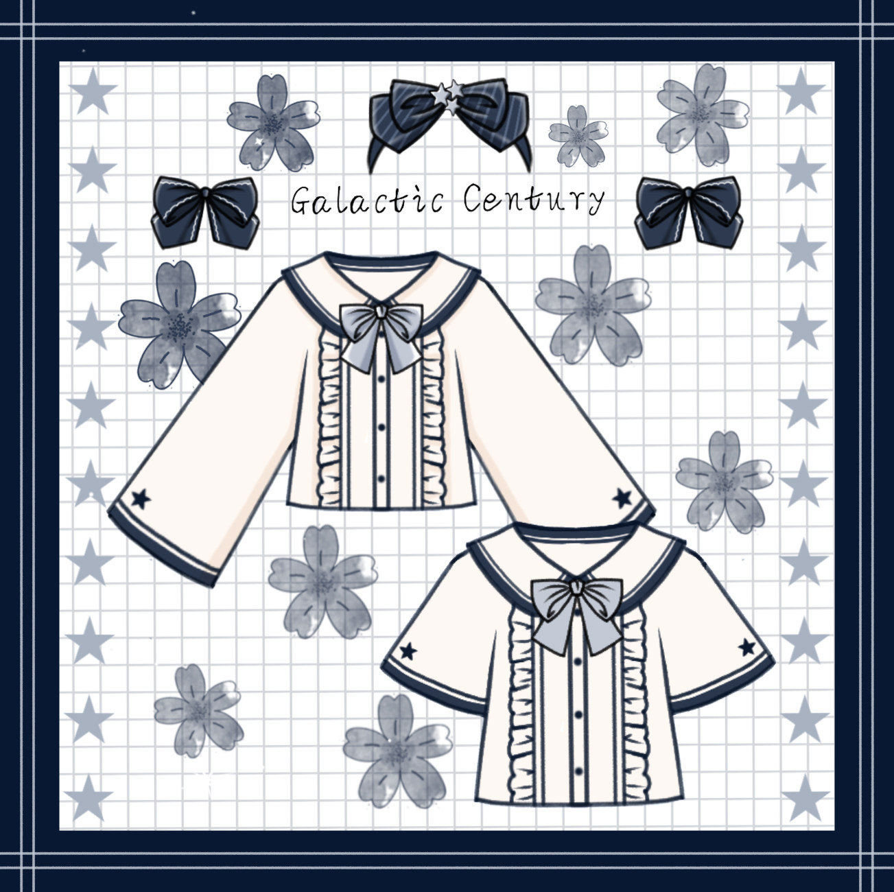 CAT EAT FISH ORIGINAL [BIG DREAMER] COLLEGE STYLE LOLITA SUIT LOLITA SWING SKIRT DRESS CAPE