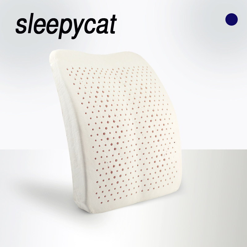 泰国乳胶腰靠护腰靠垫腰垫办公室椅子靠枕孕妇座椅靠背汽车腰枕