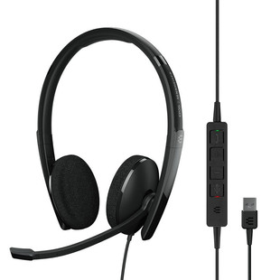 EPOS/SENNHEISER联名款ADAPT 160USB头戴式降噪电脑学习语音耳机