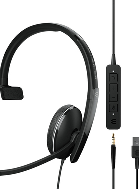 音珀EPOS/SENNHEISER联名款ADAPT SC135 USB+单3.5mm单耳降噪耳机