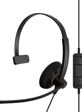 音珀EPOS/SENNHEISER IMPACT SC30 USB ML单耳头戴式降噪电脑耳机