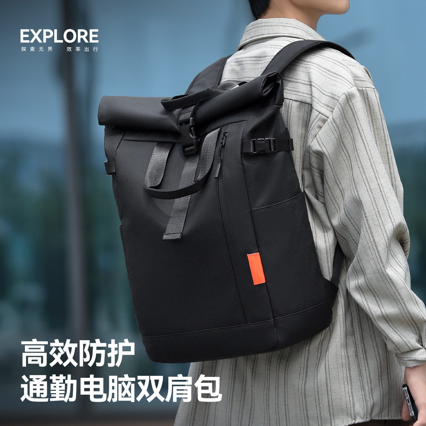 适用联想拯救者y7000p电脑包16英寸男双肩包y9000p游戏本背包r9000p笔记本y7000x防摔防震15.6来酷18斗战者17