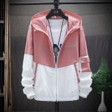 2021主推防晒衣拼接夹克男士韩版潮流外套大货已出5013-F30-P20，男装夹克，星座1105