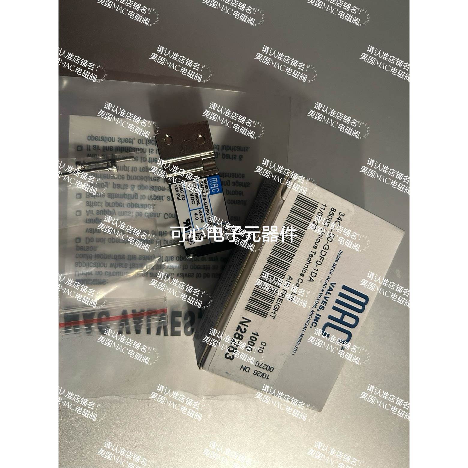 美国MAC电磁阀34C-L00-GDF0-1DA全新原装进口