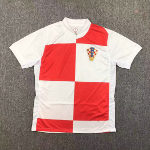 Jersey 足球服上衣soccer shirt 25克罗地亚主场短袖 football