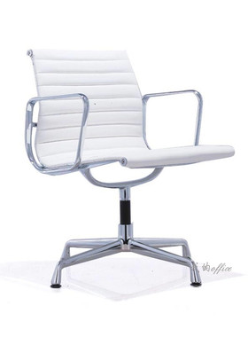 北欧创意设计师单椅阅读办公椅铝合金四星脚eames swivel chair