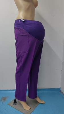弹力托腹裤护士孕妇裤手术室手术衣医护刷手服女短袖速干医生服 — 2