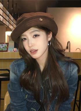 春秋出行时尚多种戴法的帽子小礼帽黑色渔夫帽骑车可戴的登山帽潮