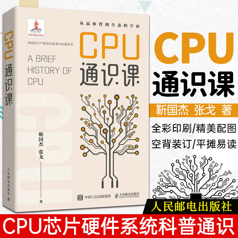 cpu通识课 cpu芯片硬件系统科普通识 cpu处理器计算机硬件系统维护cpu