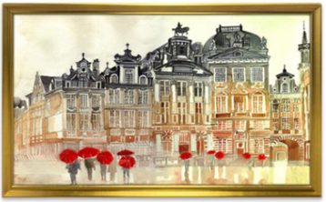 维也纳国际5.0酒店挂画壁画定制