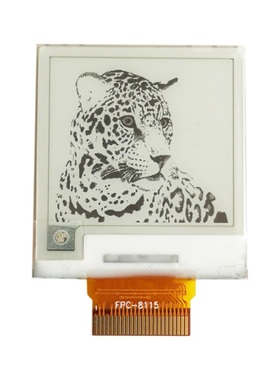 1.22寸黑白电子纸屏幕微型小尺寸eink墨水屏模块QYEG0122BNS810F1