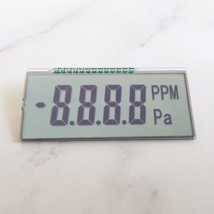 宽视角4位8字段式 LCD屏压力浓度显示屏QYF3735现货 液晶屏FSTN段码